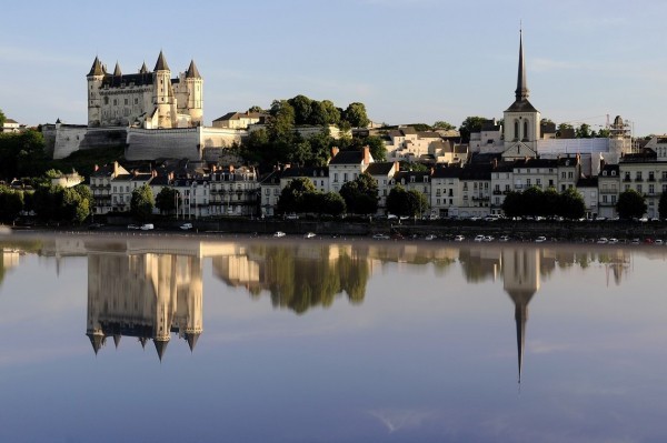 Vu sur Saumur et la Loire
