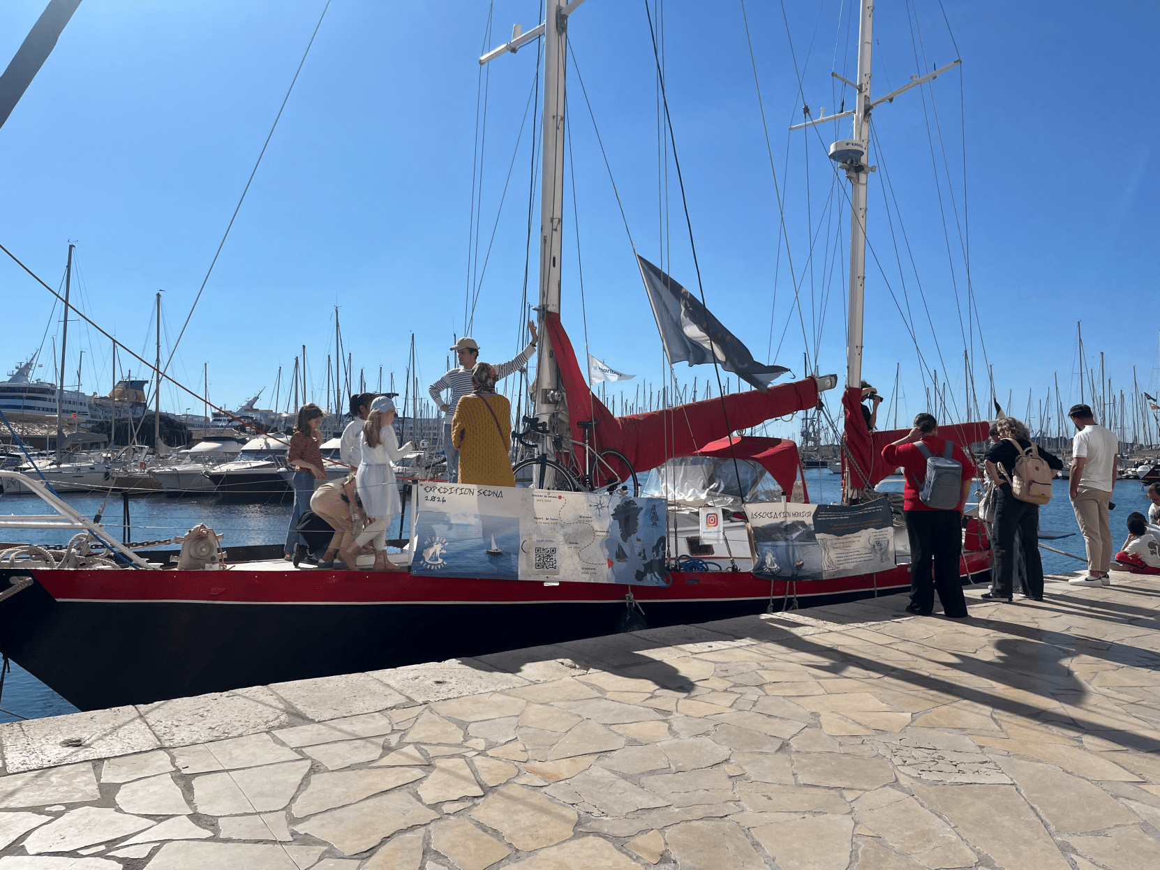 CR de la visite du voilier Bernick