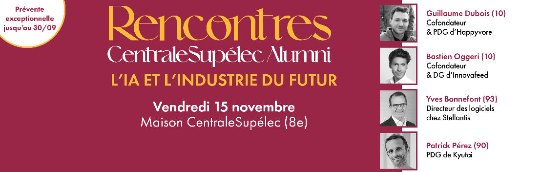 Rencontres CentraleSupélec Alumni - L'IA et l'industrie du futur