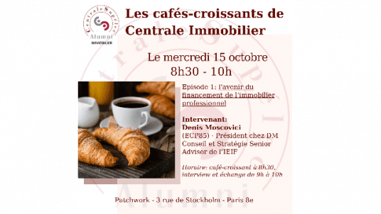 Les cafés-croissants de Centrale Immobilier