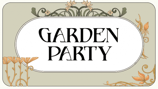 Garden Party en blanc