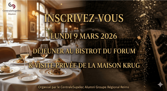 Reims : Déjeuner au Forum et Immersion chez Krug