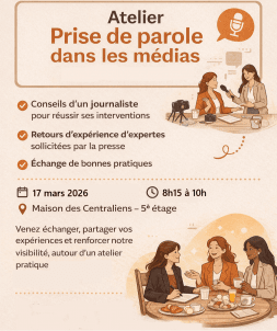 Base Expertes  : Atelier prise de parole dans les médias -  17 mars à 8h15
