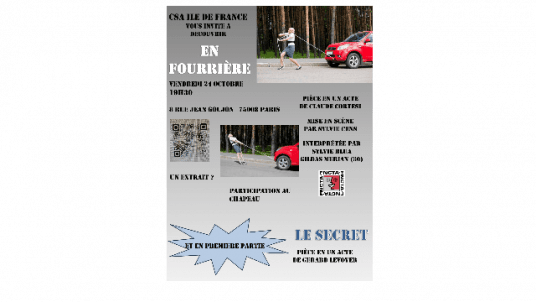 Pièce de théâtre « En fourrière » avec Gildas Merian (ECP 80) à la Maison CentraleSupélec