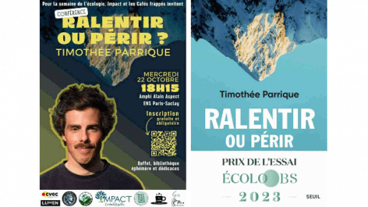 Café Frappé "Ralentir ou périr/ Des croissances vertes ou décroissance vertueuse?"