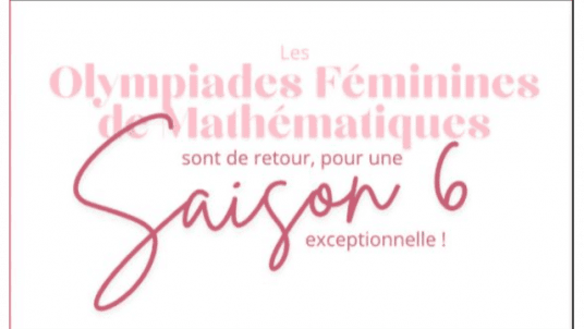 Rejoignez-nous en tant que marraine pour les Olympiades Féminines de Mathématiques 2025 !